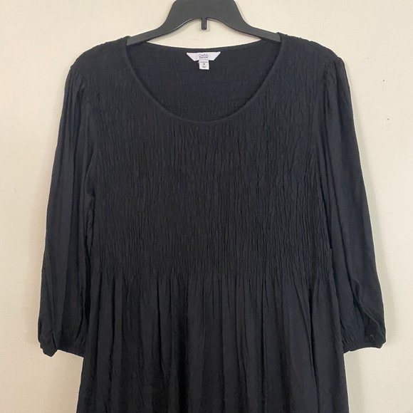 Croft & Barrow Smocked Midi Dress 2X - Picture 7 of 13